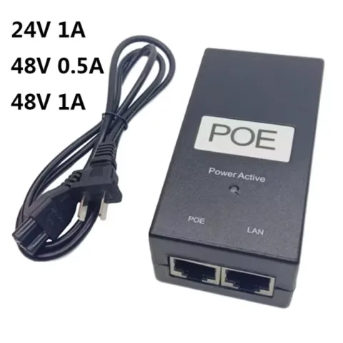 CP4821-0.5A POE адаптер 48в со шнуром (инжектор)