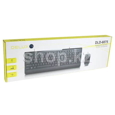 Комплект Клавиатура Мышь Delux DLD-6075, Black