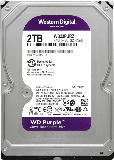 HDD 2TB WD Purple (WD20PURZ)