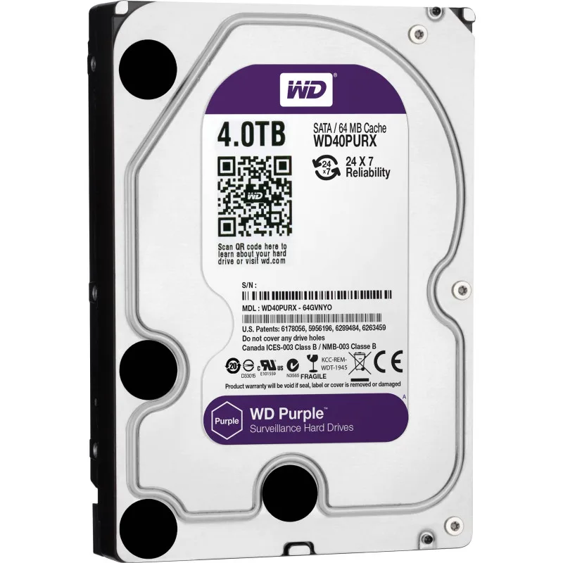 HDD 4TB WD Purple (WD40PURX)