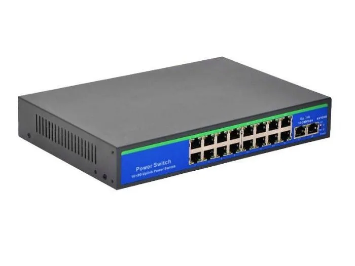Hi-F0820FBL POE коммутатор 8+2 порт Hisource
