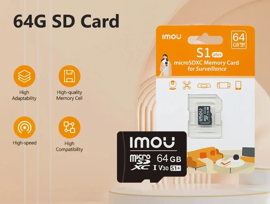 MicroSD IMOU 64GB Class 10