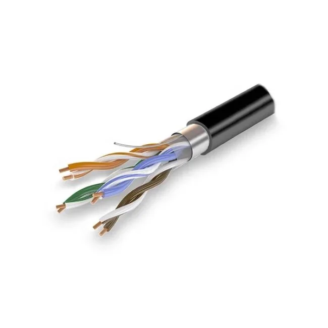 Сыртқы экрандалған мыс F/UTP Cat.5e кабелі, 8 тарамды, 0.50 DLAN