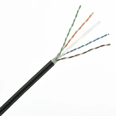 Кабель UTP cat5 уличный омеднённый 8-жильный 0.51 PE+PVC