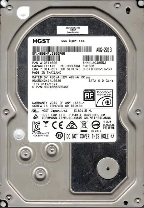 HDD 10TB HGST (HUH721010ALE600)