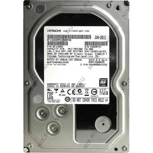 HDD 4TB HGST (HUS724040ALE640)