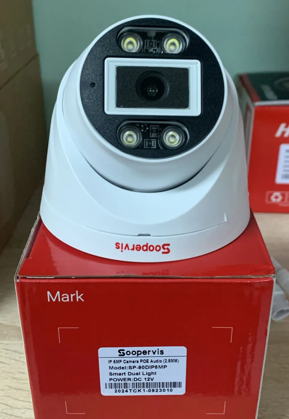 SP-90DIP5MP (2.8mm) күмбез тәріздес IP камера