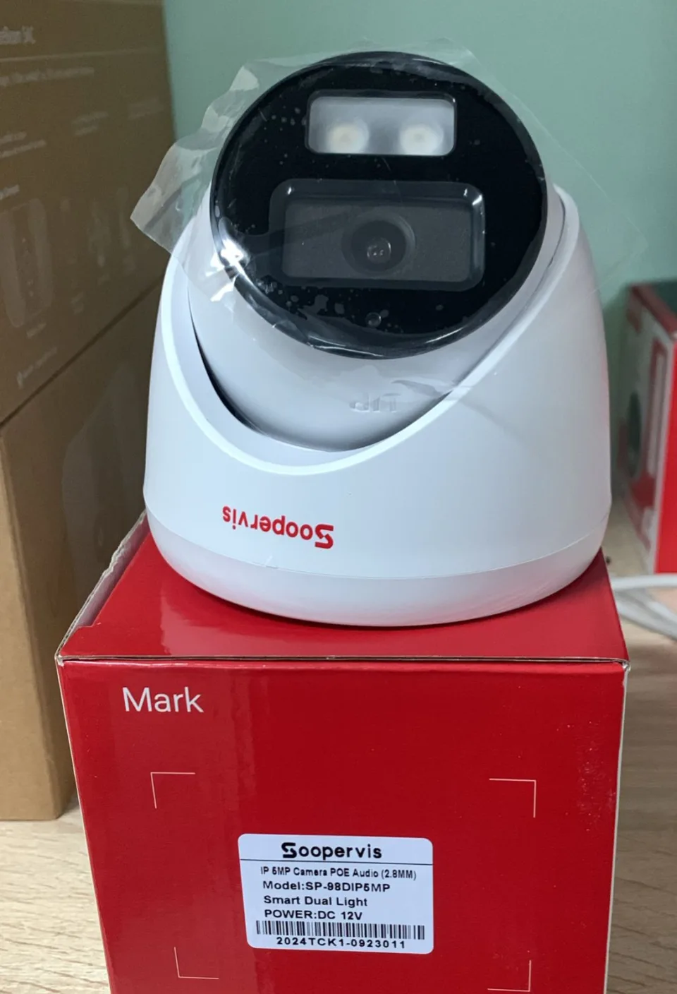 SP-98DIP5MP (2.8mm) Күмбез тәріздес IP камера