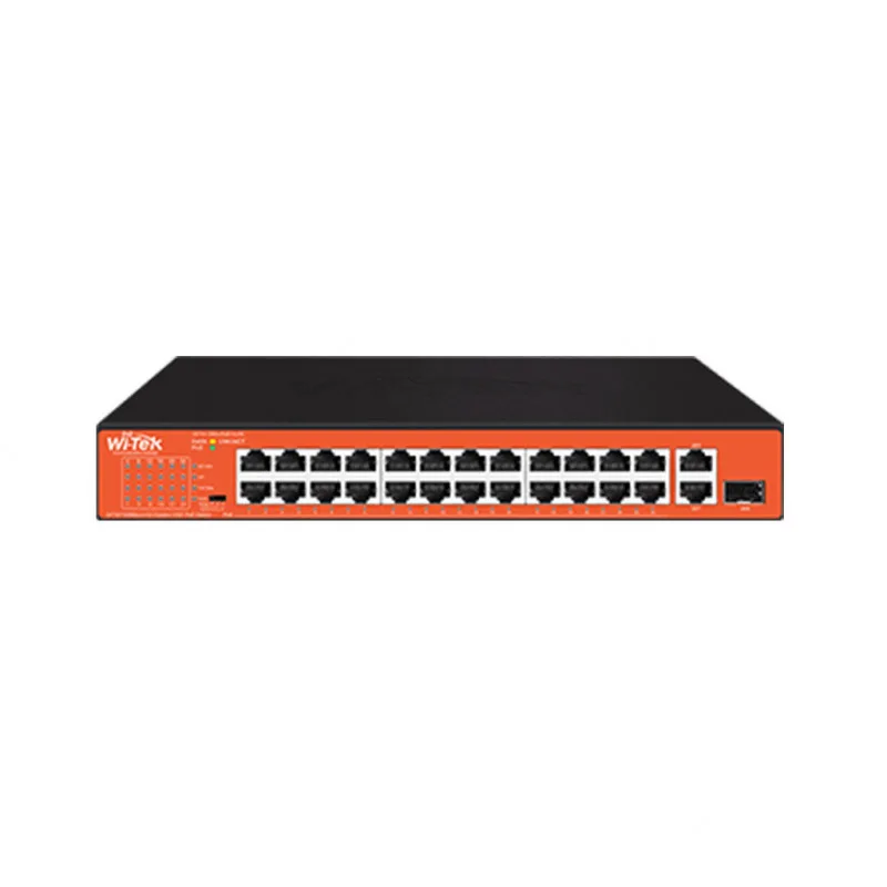 Wi-Tek WI-PS526GH 24 портты коммутатор